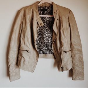 Jessica Simpson leather jacket